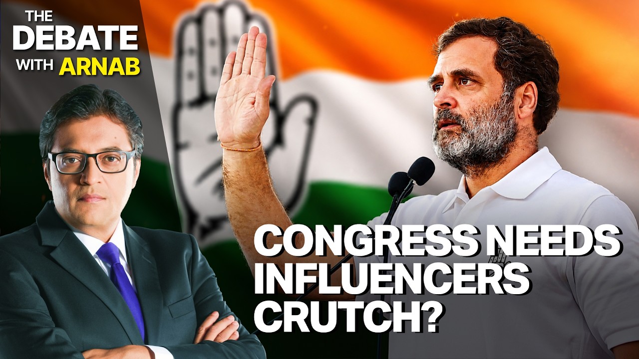 Debate With Arnab: Congress Needs &lsquo;Influencer&rsquo; Crutch & Sellouts On Social Media