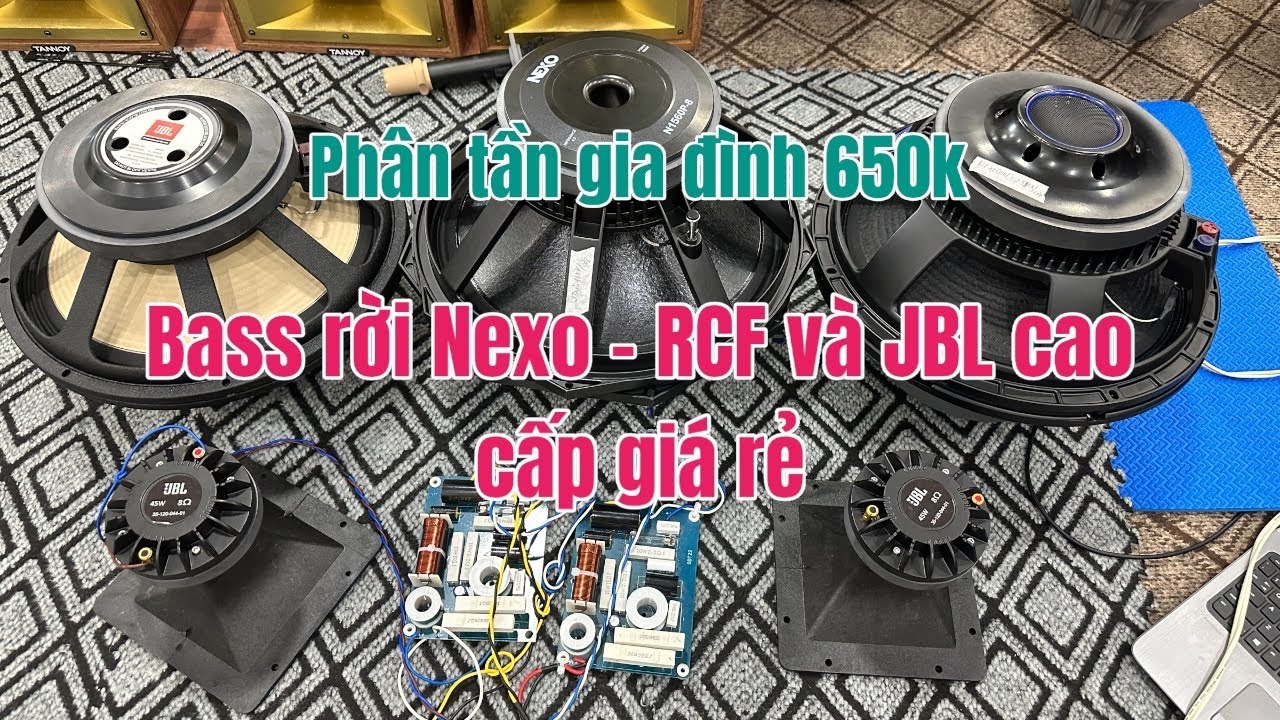 Mẫu loa bass rời RCF Nexo và JBL đang làm mưa gió trên thị trường có kiểu dáng chất Lh 0974.251.246
