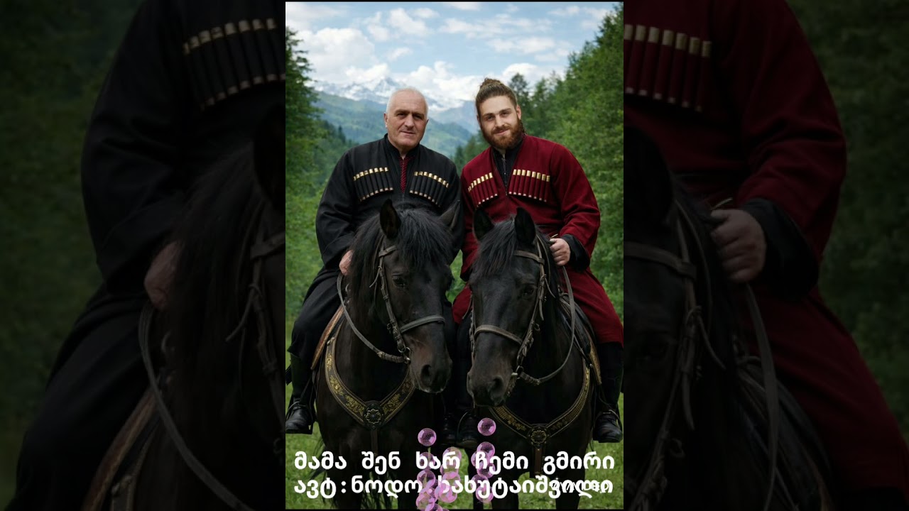 მამა შენ ხარჩემი გმირი. ავტ:ნოდო.ხახუტაიშვილი ახალი სიმღერა მამაზე