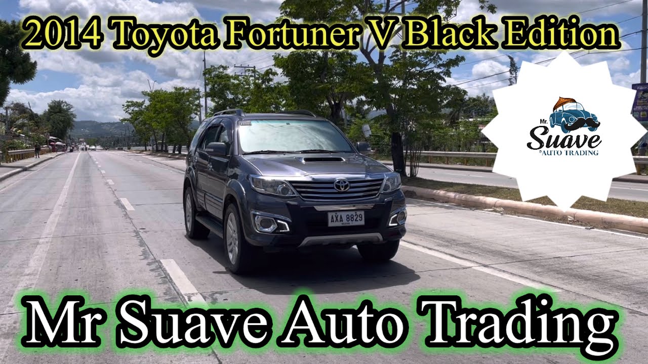 2014 Toyota Fortuner V 4x2 Diesel Black Edition Automatic | Mr Suave Auto Trading