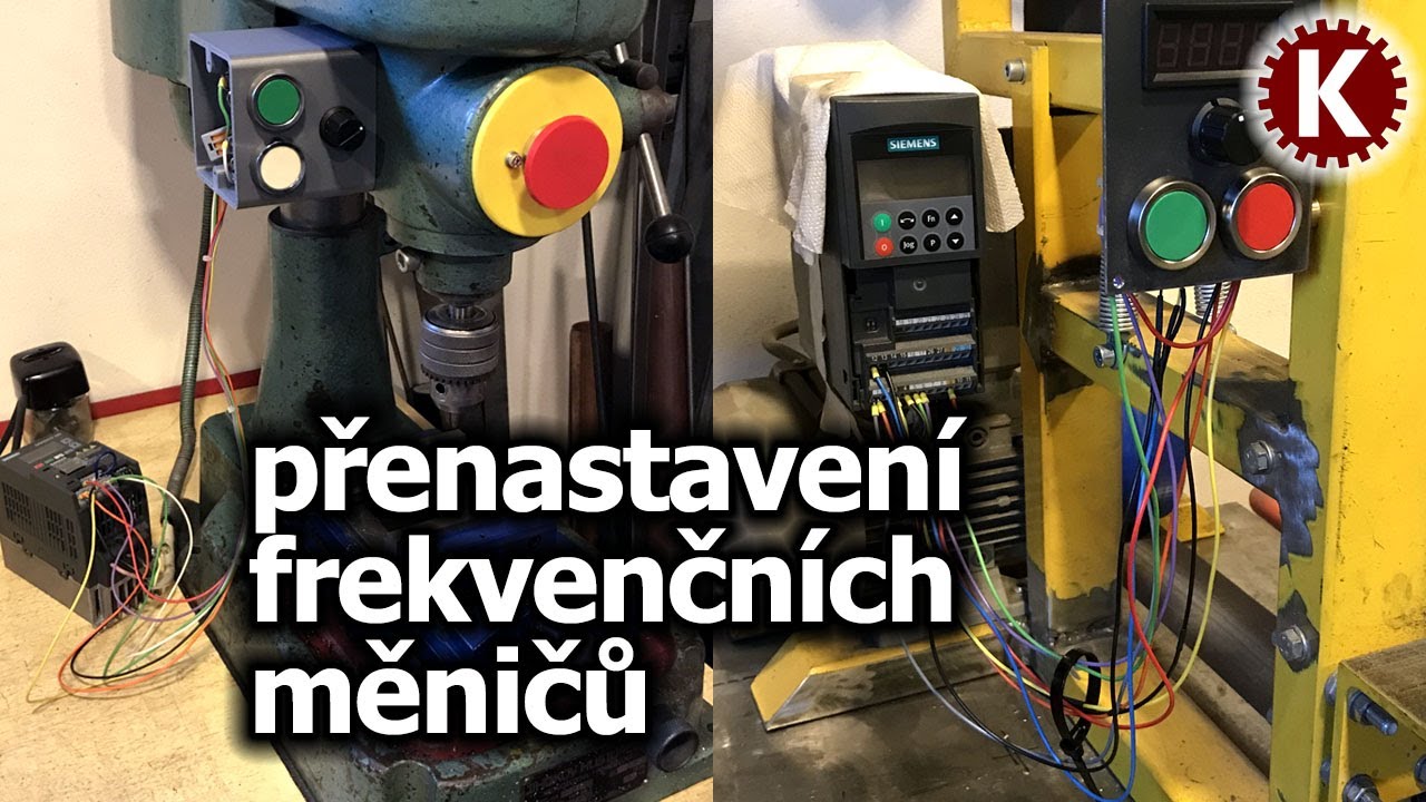 Frekvenční měniče potřetí! - přenastavení a tuning ovládání