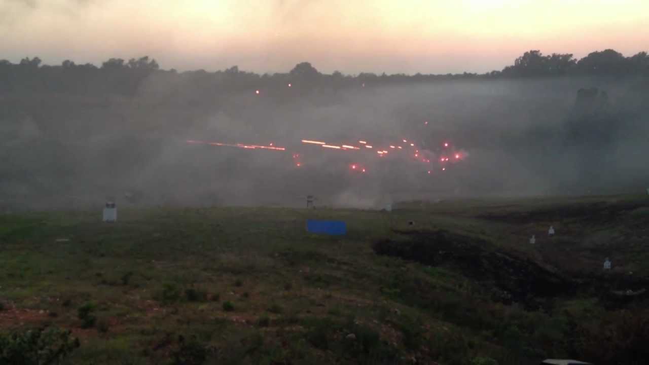 M-134 Minigun Firing 1250 Tracers at OFASTS 2012