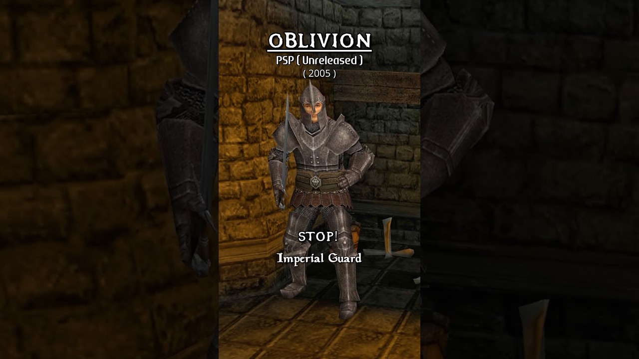 Oblivion - PSP vs Original vs Remaster 