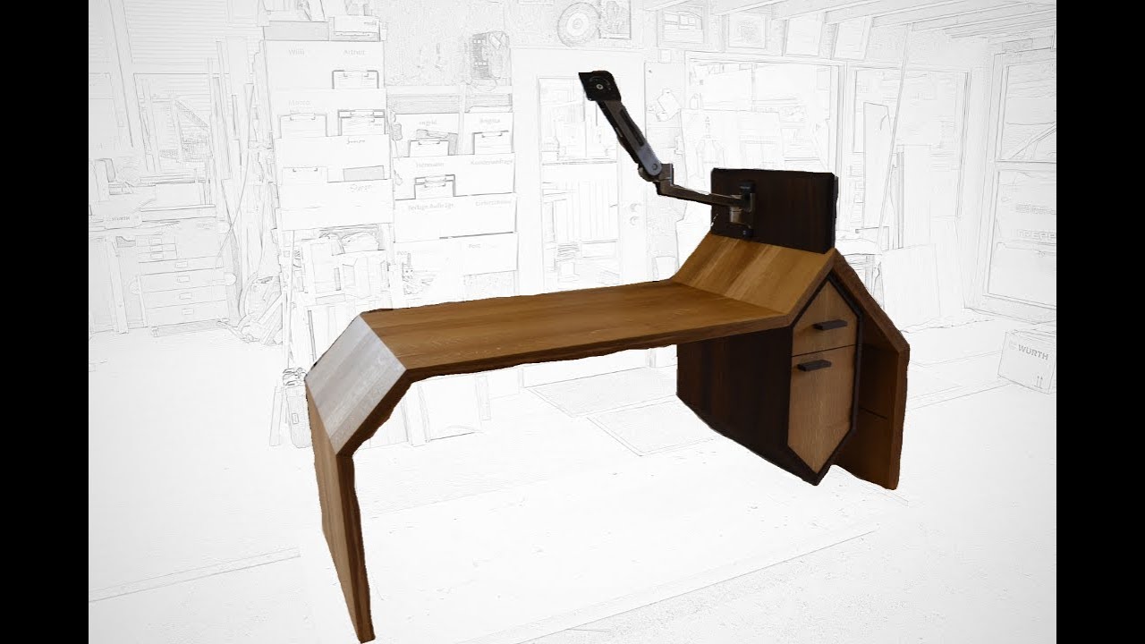 Tischler Gesellenprüfung 2019 - Schreibtisch 