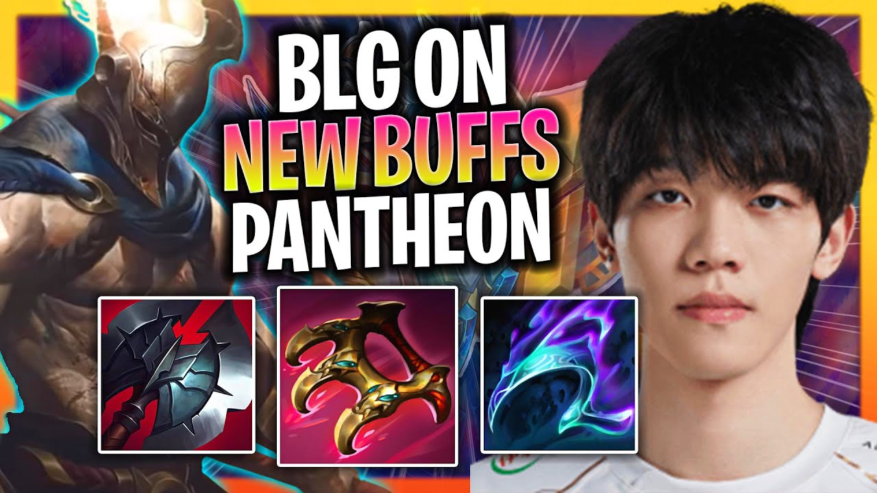 ON IS SO BROKEN WITH PANTHEON NEW BUFFS! | BLG On Plays Pantheon Support vs Senna!  Season 2024
