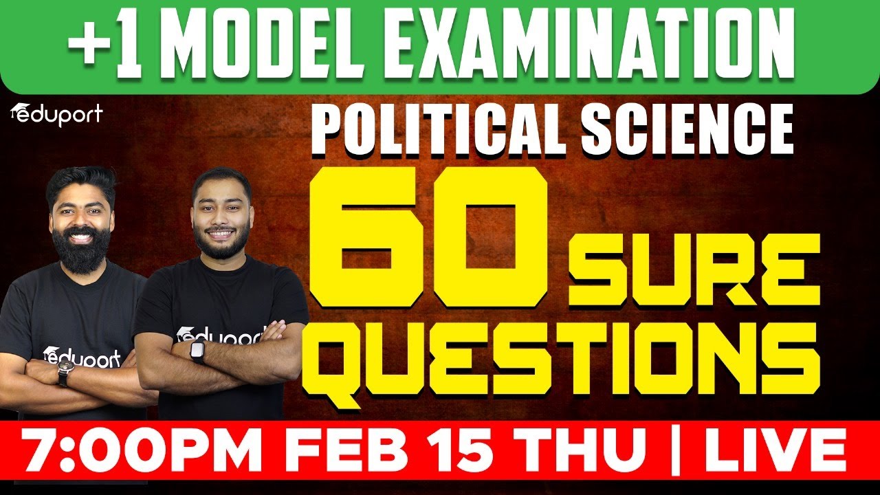 Plus One Politics - 60 Sure Questions | Eduport Commerce & Humanities