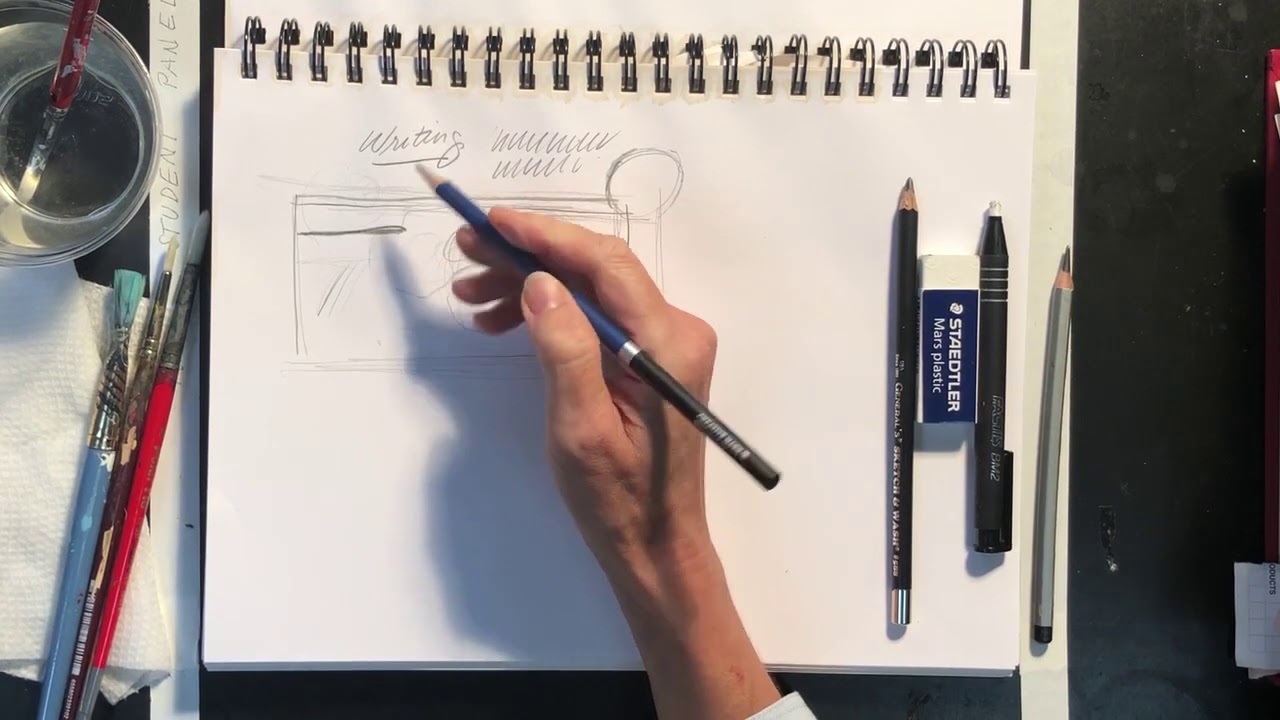 Intro to graphite and wash pencil