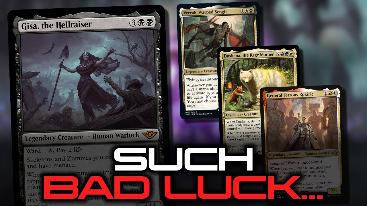 Gisa the Hellraiser vs Verrak vs Duskana vs Rokiric | MTGO CMDR Game Play