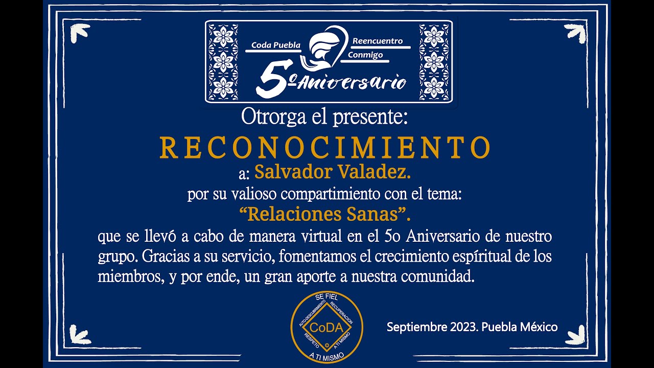 01 Relaciones Sanas por Salvador Valadez