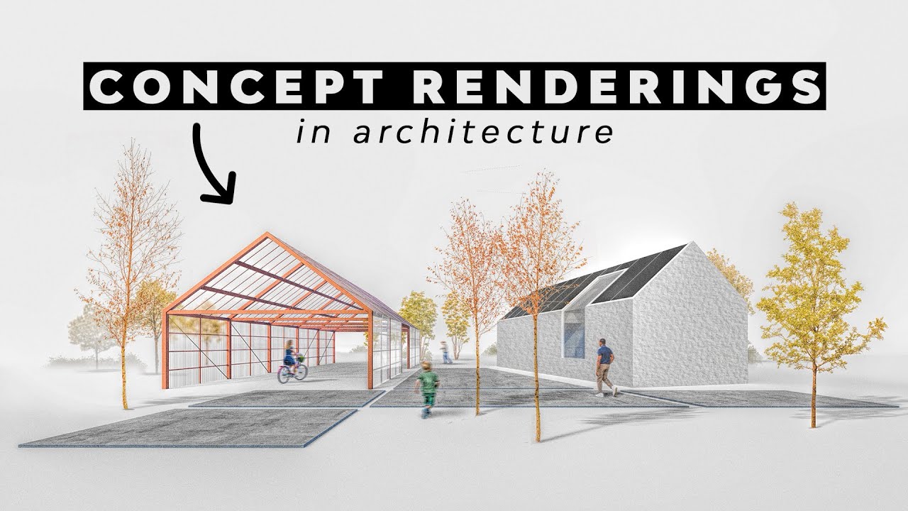 Mix of Render Styles in Architecture using Photoshop