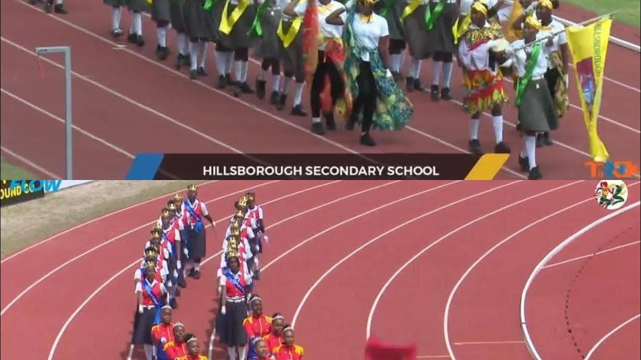 Девушки из HSS и BC на конкурсе парада на выставке Intercol 2026 (Карриаку и Пти-Мартиника).