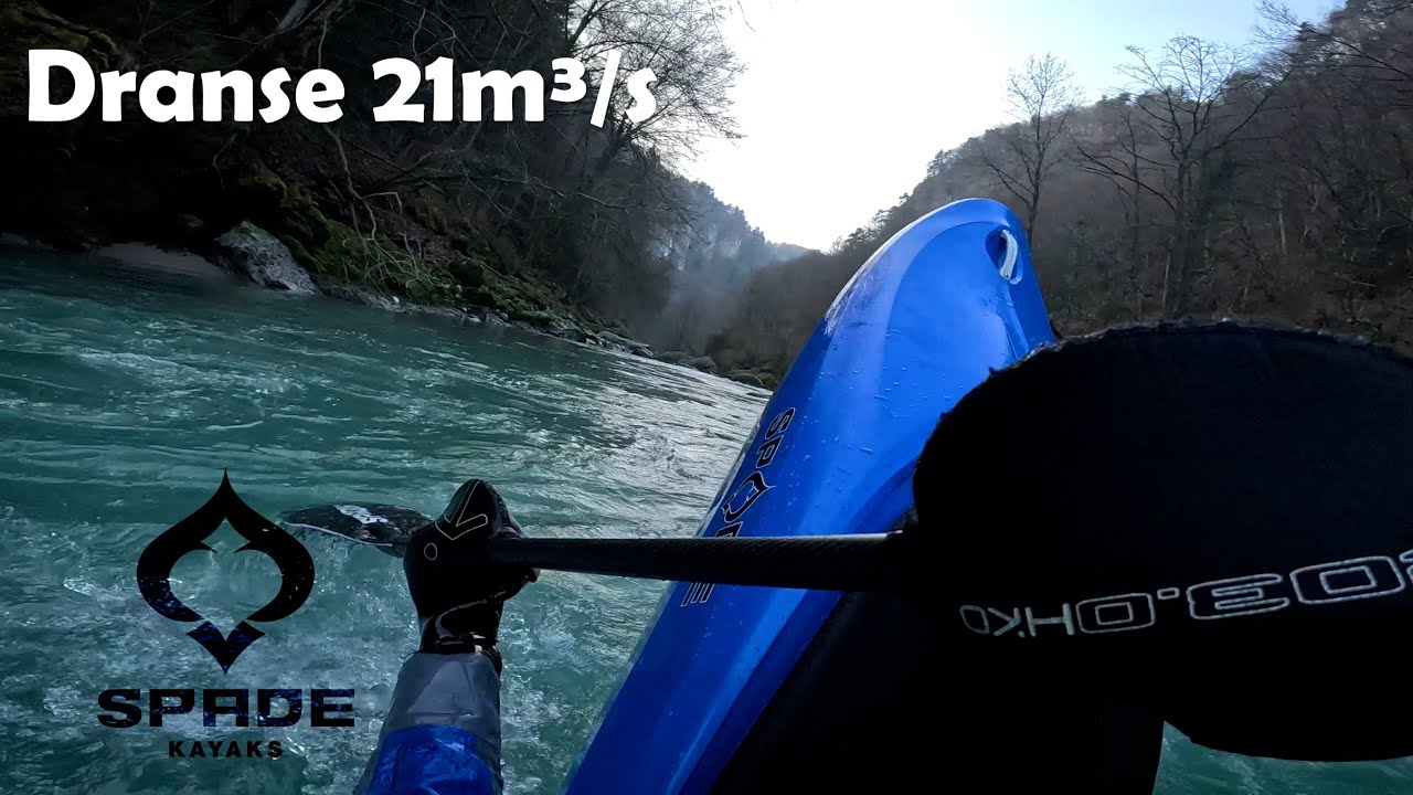 Kayaking on the Dranse classic 21m&sup3;/s | Spade Kayaks Joker