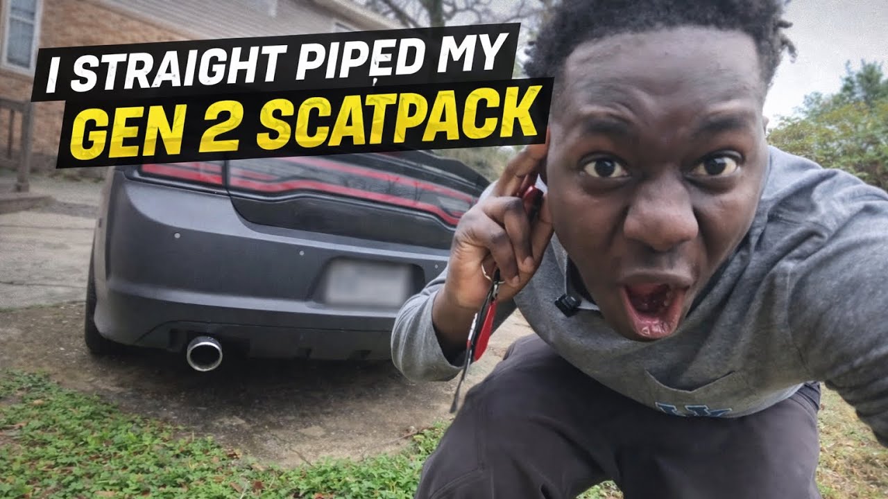 I straight piped my gen2 scat pack