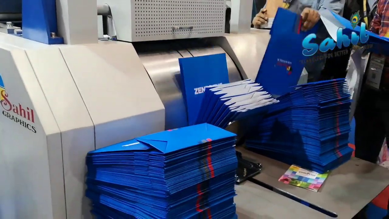 PAPER BAG MAKING MACHINE | SHEET-FEEDING & TOP FOLDING | SAHIL GRAPHICS | Check Description