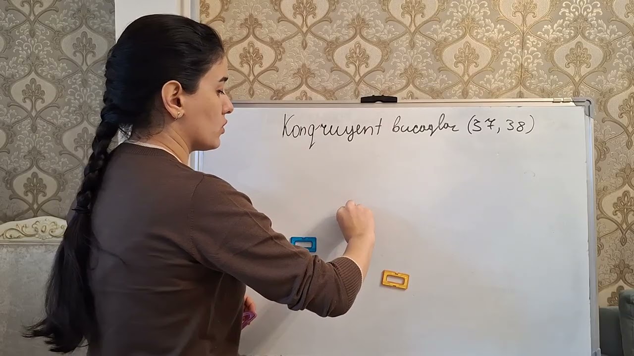 5-ci sinif riyaziyyat.  Səh 37,38 . Konqruyet bucaqlar. Ardı digər videoda 