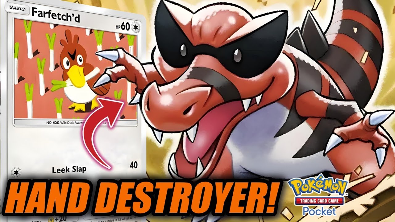 KROOKODILE Deck! SHUFFLE ALL your Opponents CARDS in their HAND! [Pokémon TCG Pocket]