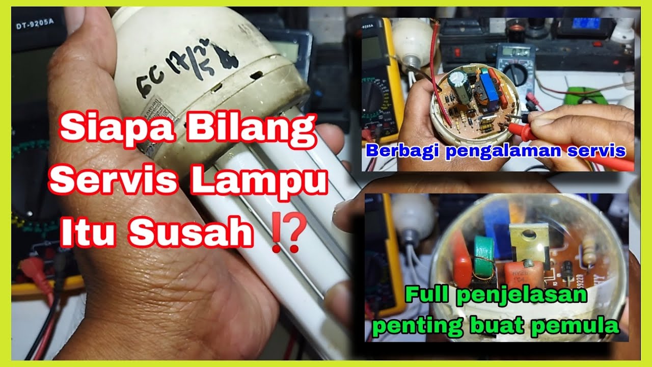 Servis lampu hannochs mati total‼️Kerusakannya hanya sepele,Tukang servis bisa untung banyak