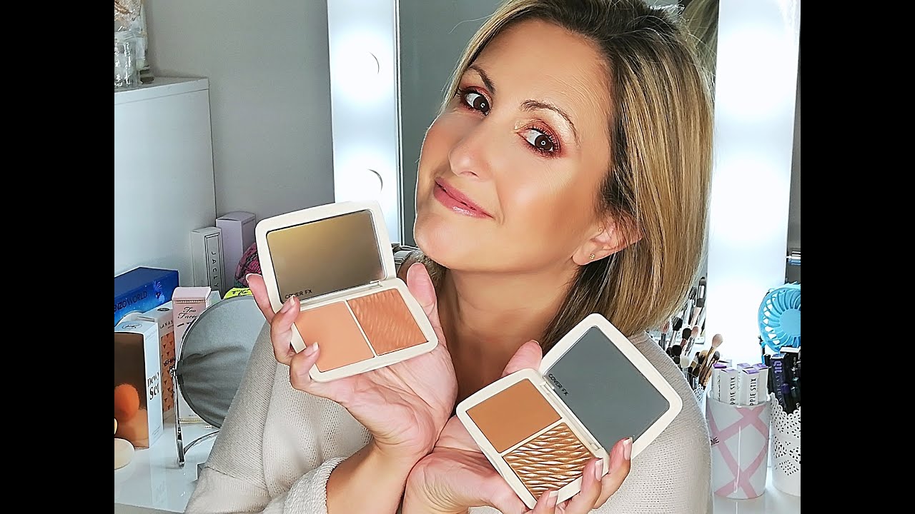 MoaTeha - Cover FX - Monochromatic Bronzer et Blush Duo - Sunkissed Bronze - Soft Peach