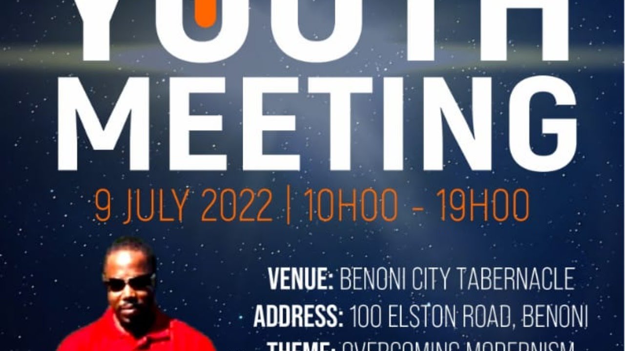 Youth Meeting 3 - Rev T. Mahere