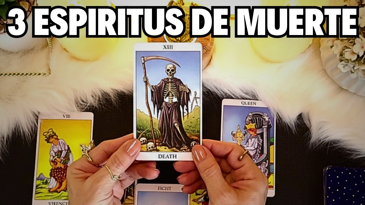 ⚰️🔥¡3 ESPÍRITUS DE MUERTE te Están Acechando! Tarot Advierte: No Ignores Esto o… ✨‼️ #tarot