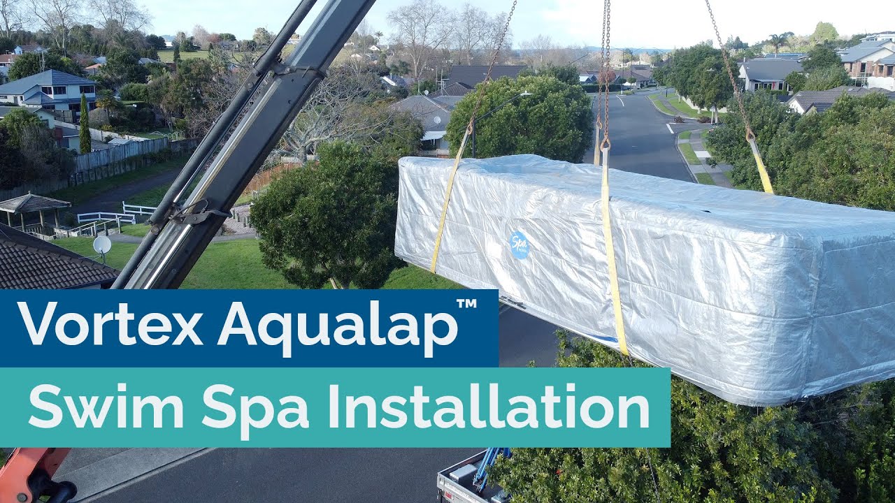 Vortex Aqualap™ swim spa installation - Start to finish