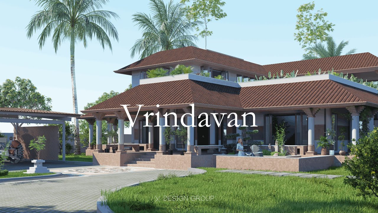 VRINDAVAN- By Ar. Het Shah | VACATION HOME WALKTHROUGH IN THE HEART OF FARMLANDS 