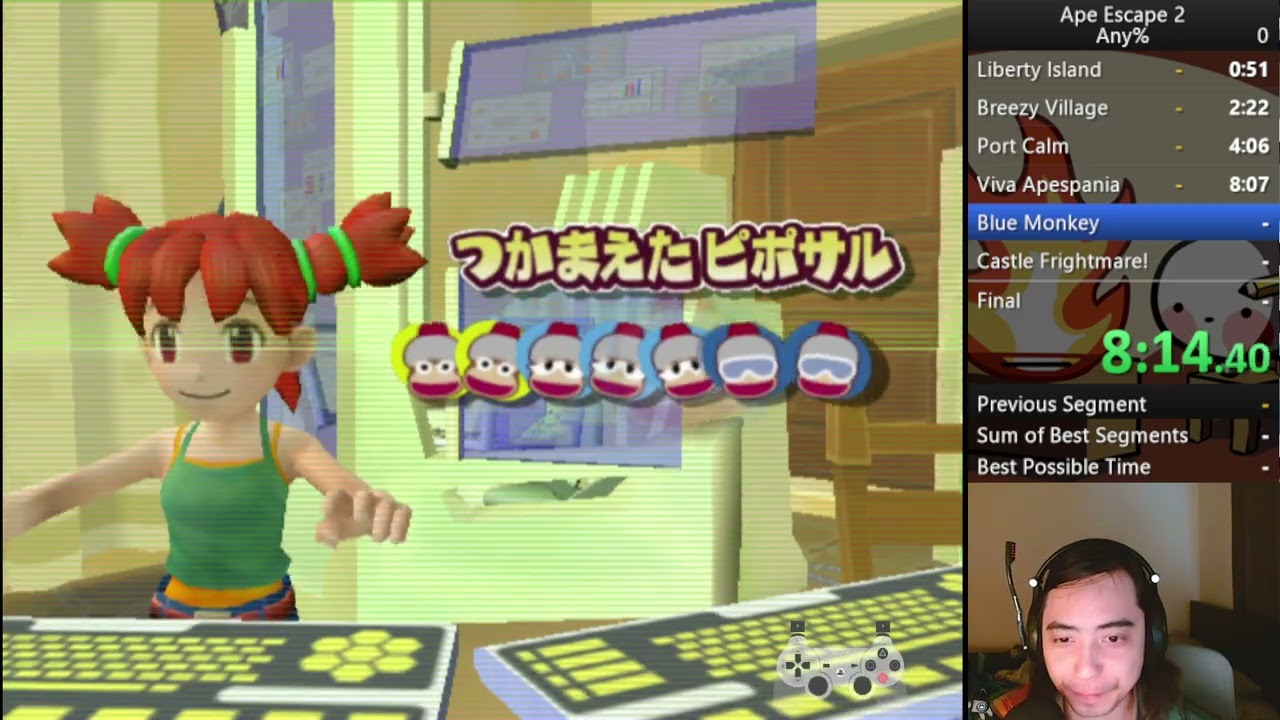 Ape Escape 2 Any% 2:09:34
