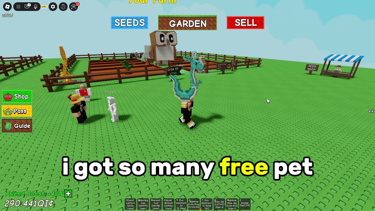 JANDEL FINALLY RELEASES THIS SECRET PET | Grow a Garden