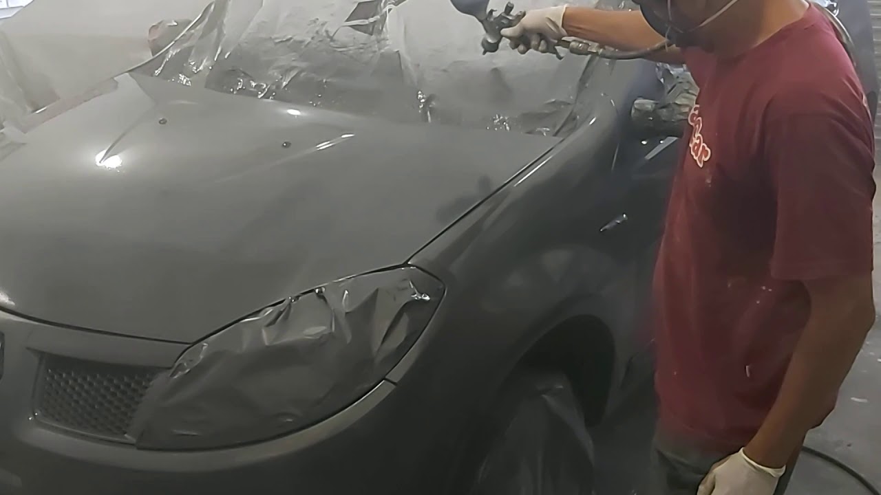 Pintura automotiva - Aplicando verniz da LAZZUDUR  Alto solido 8937