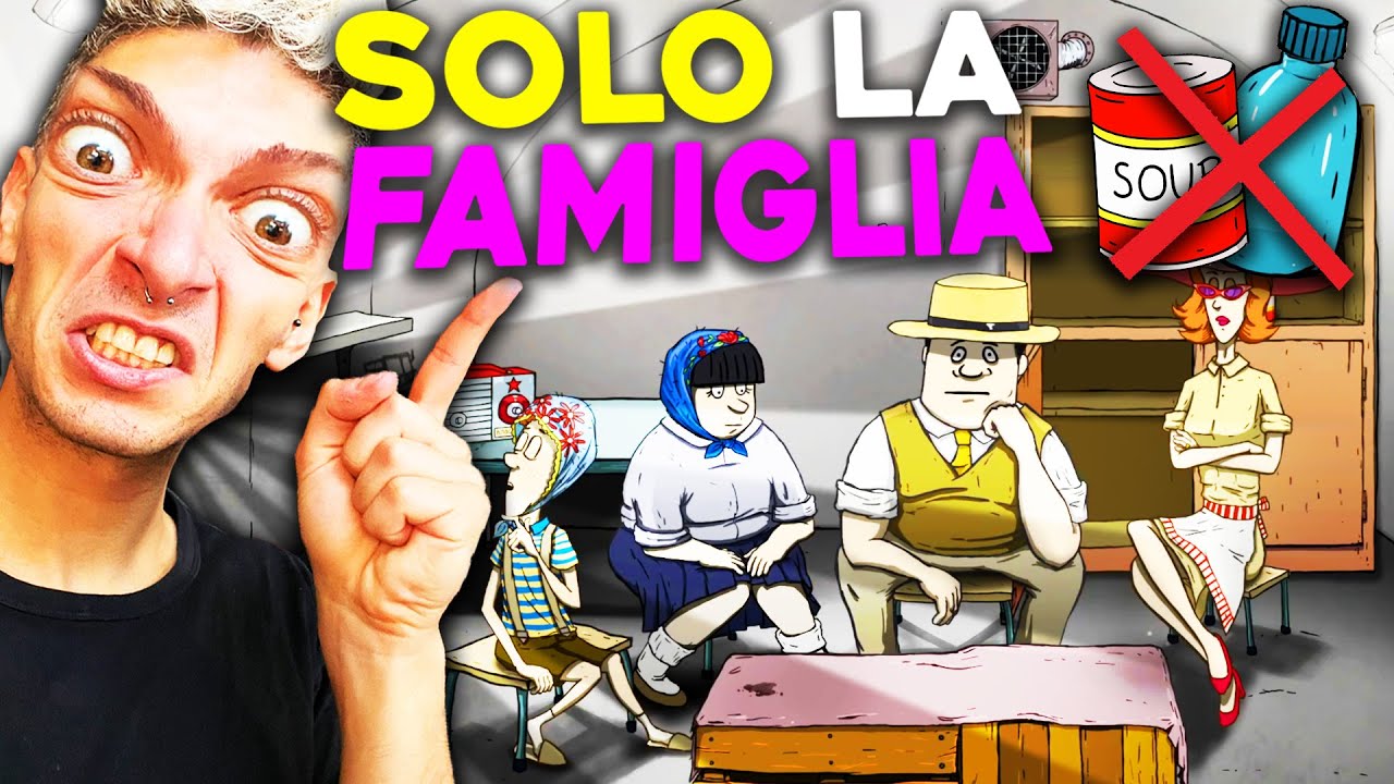 60 SECONDS MA POSSO PORTARE SOLO LA FAMIGLIA NEL BUNKER !!