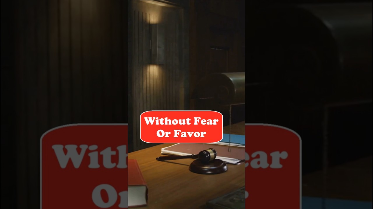 Without Fear Or Favor #Impartiality #Fairness #Justice #LegalHistory  #history #Equality