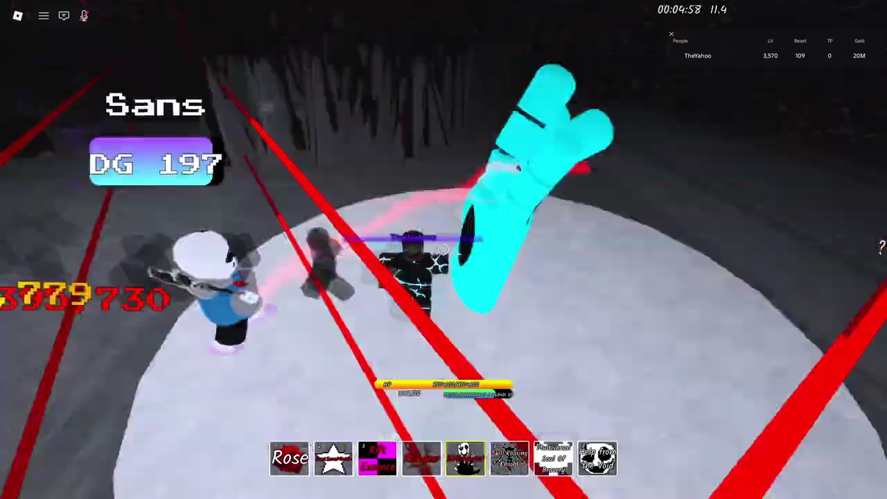 How to beat Horror Sans in unwavering soul (also first video with my voice)