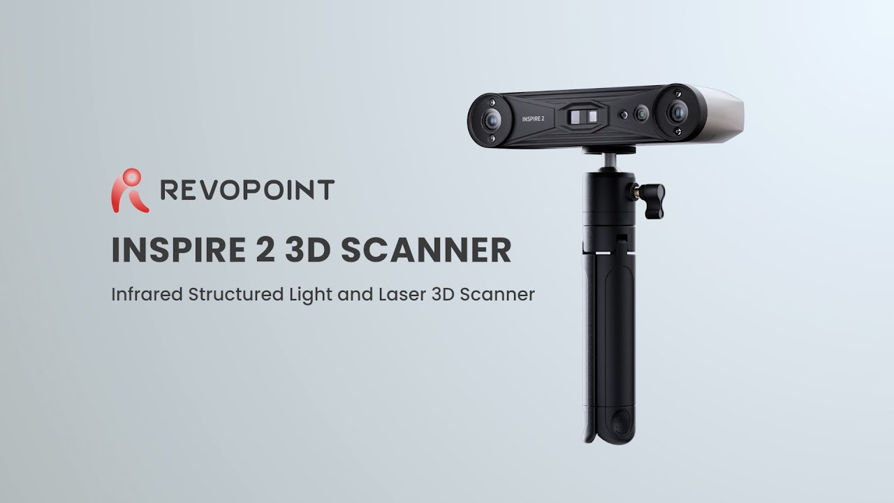Revopoint INSPIRE 2 &ndash; skaner 3D z wykorzystaniem światła strukturalnego i lasera w podczerwieni