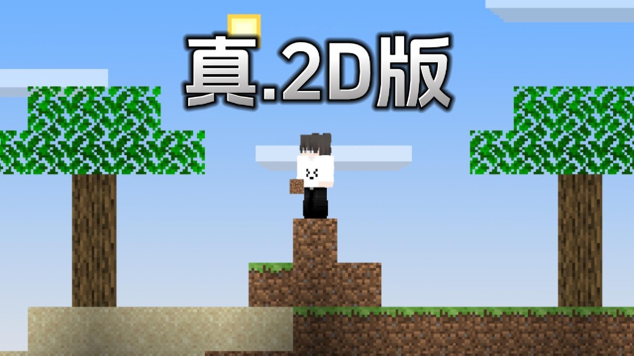 我来到了2D版麥塊世界