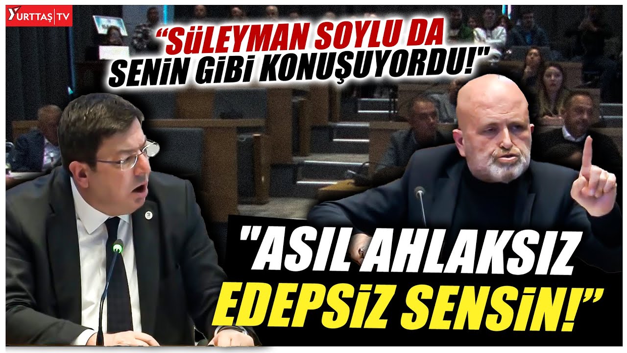 Çanakkale Belediye Meclisi'nde Ekrem İmamoğlu kavgası! 