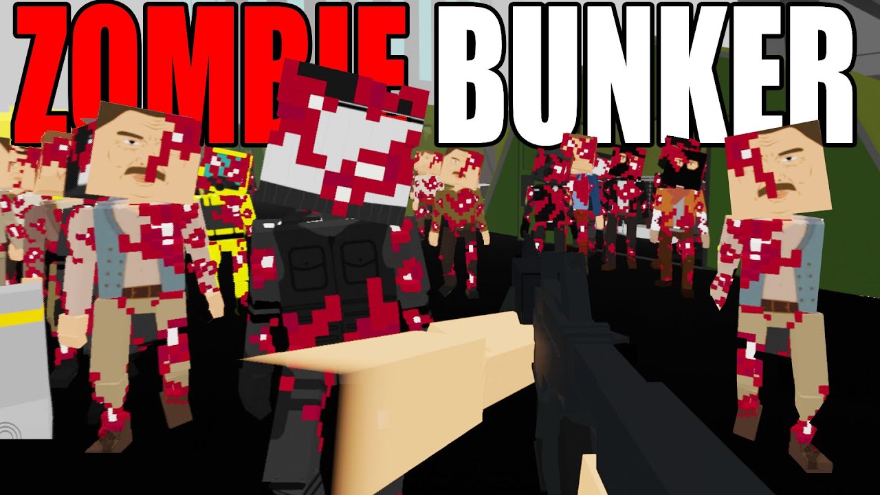 Can Soldier survive ZOMBIE BUNKER Invasion!? - Paint the Town Red