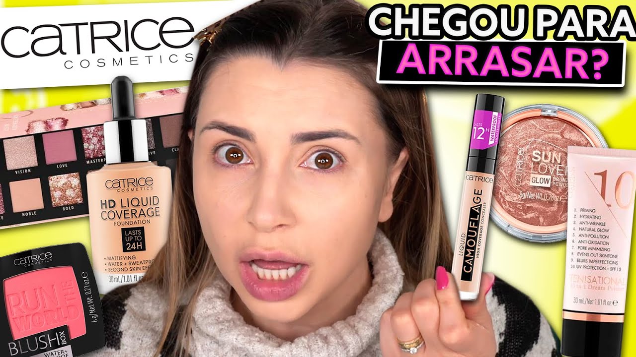MAKE COM UMA MARCA SÓ: CATRICE COSMETICS