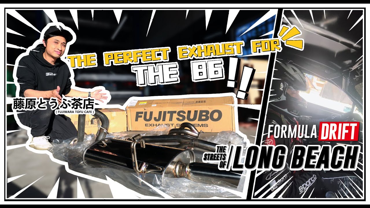 Fujitsubo Exhaust & Headers On Our 86 Sounds Perfect ! | Drifting with Ken Gushi at FD Long Beach !