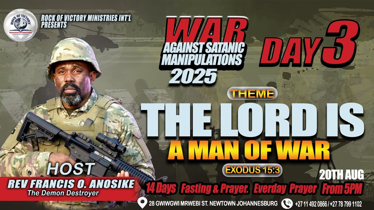 WASM 2025 | THE LORD IS A MAN OF WAR | DAY 3 | 20/08/2025