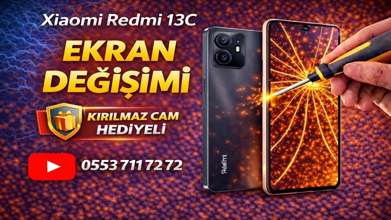 Xiaomi Redmi 13c ekran değişimi 