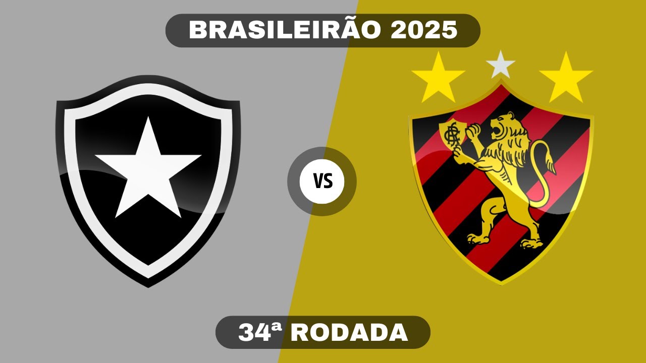 BOTAFOGO x SPORT 🔥 34ª Rodada Brasileirão 2025 | PES 21