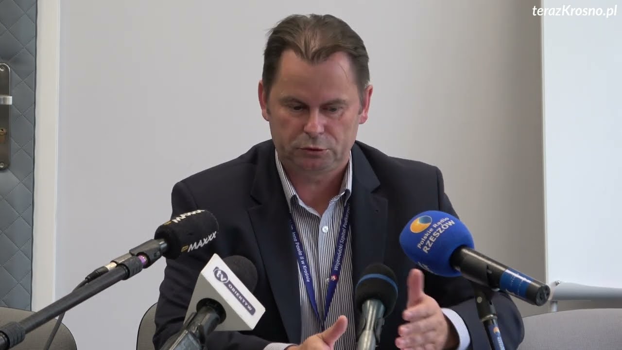 Konferencja w szpitalu w Krośnie (12.09.2022)