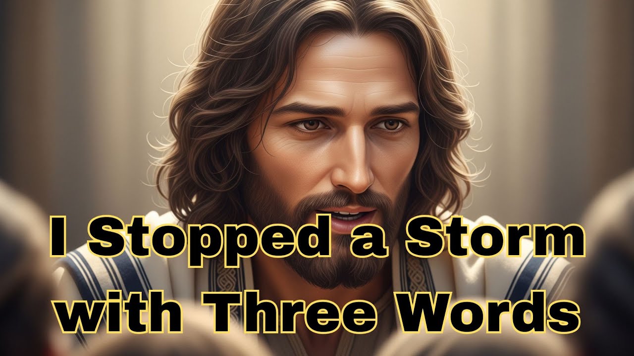 Jesus speaks - The Day I Stopped a Storm with Just Three Words