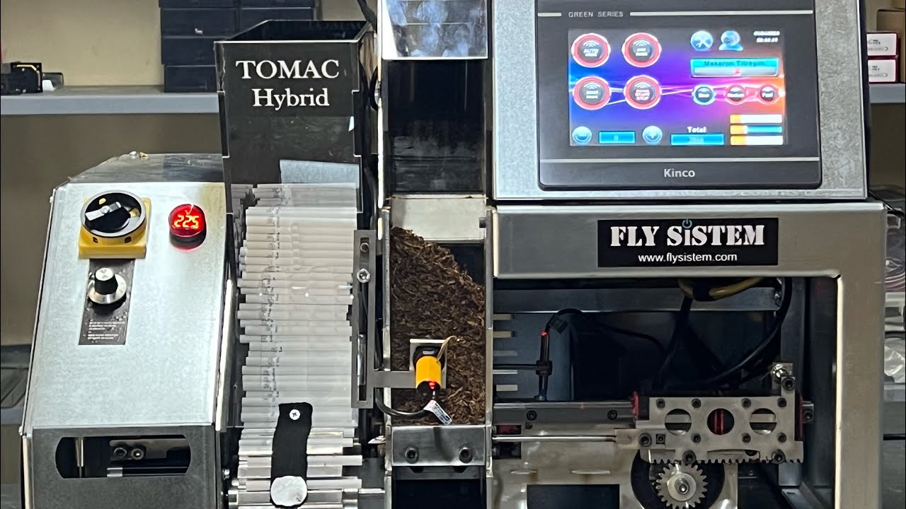Sigara sarma makinesi Saatte 45 Karton     Tomac Hybrid