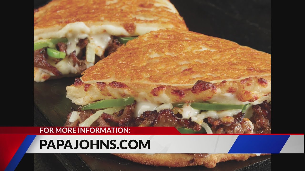 Papa Johns adds new Parmesan Crusted Papdia to menu