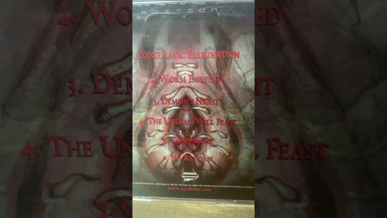 Cannibal Corpse Worm Infested Album ￼