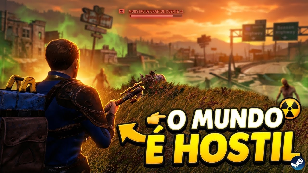EXPLORAMOS FALLOUT 76! Necrófitos, Mapa Aberto e Wayward