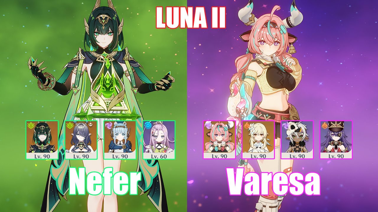 C0 Nefer & C0 Varesa Overload | Spiral Abyss 6.1 Luna II | Genshin Impact