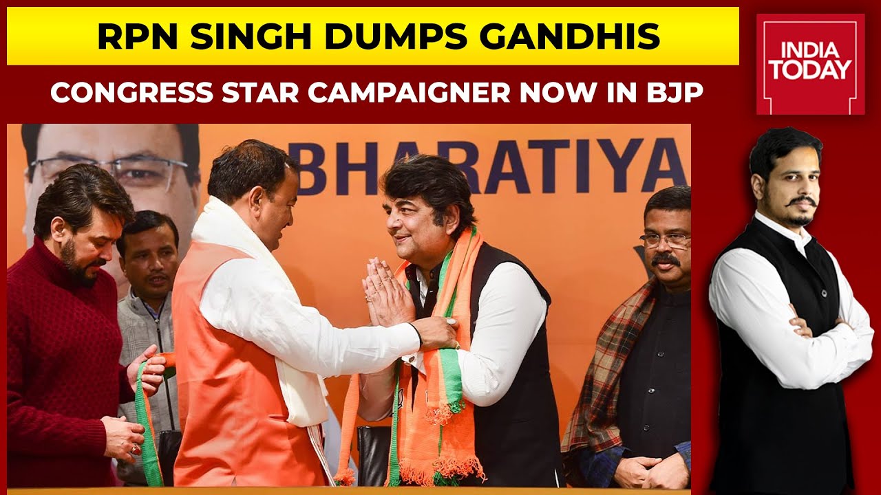 RPN Singh Dumps Gandhis & Jumps To BJP,  Biggest 'Pollquake' For Grand Old Party On Eve Of Election
