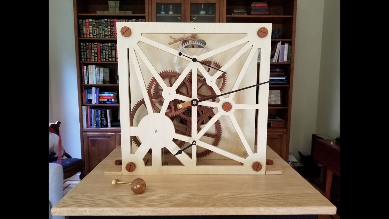 A Wooden Works Astronomical Regulator with a Single Pivot  Grasshopper Escapement